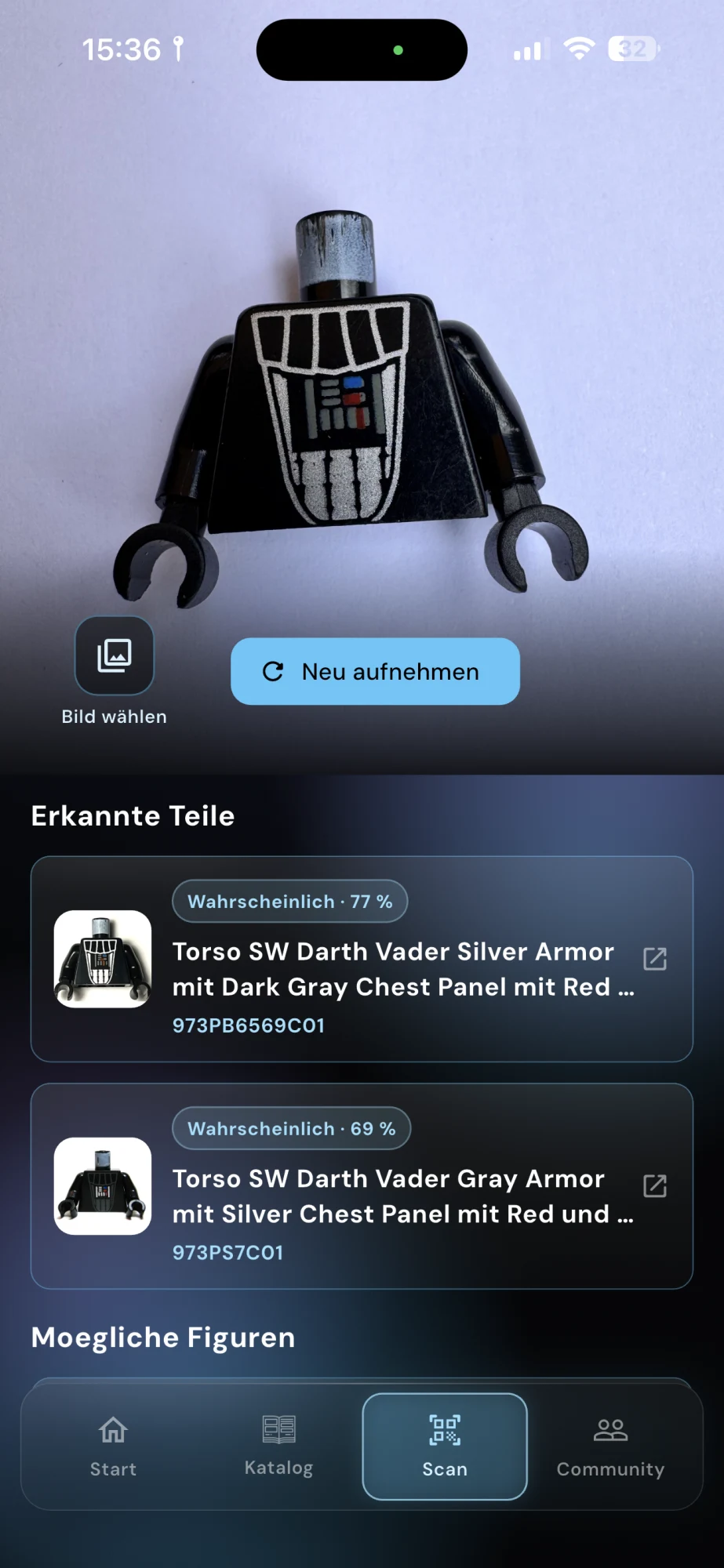 Teil-Scan